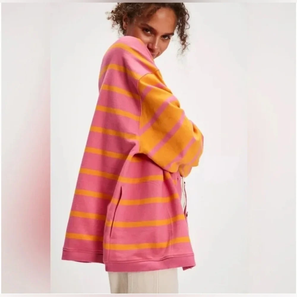 Free people Classic Striped Cardigan